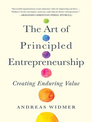 cover image of The Art of Principled Entrepreneurship
